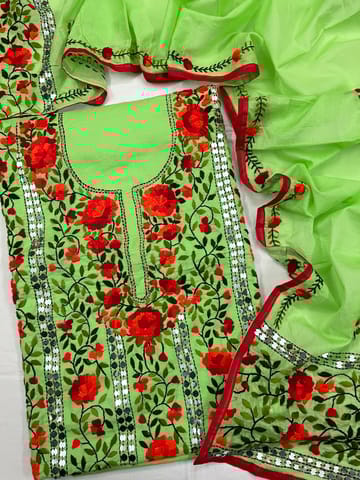Phulkari Dress Material