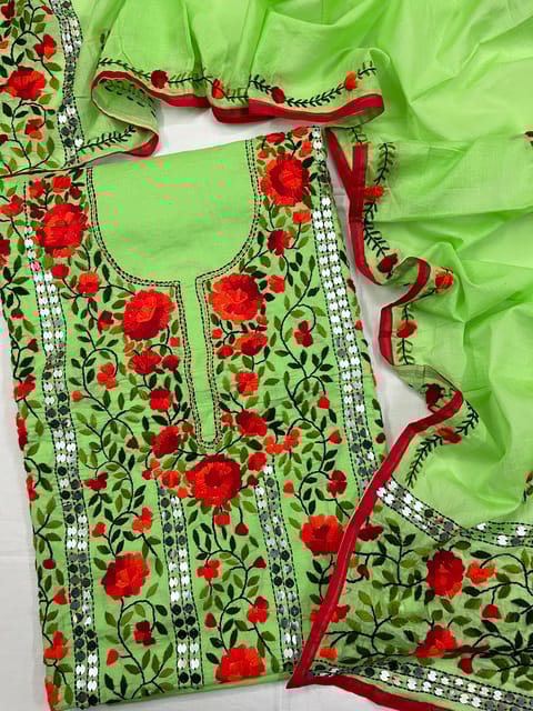 Phulkari Dress Material