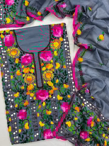Phulkari Dress Material