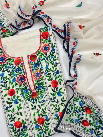 Phulkari Dress Material
