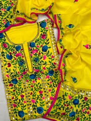 Phulkari Dress Material