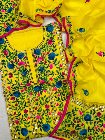 Phulkari Dress Material
