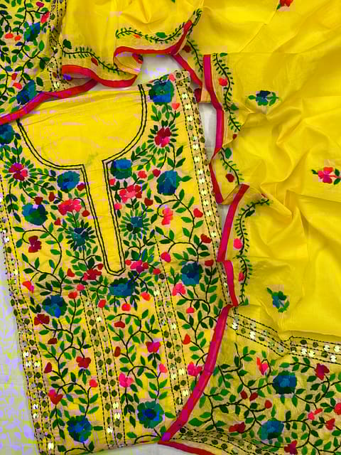 Phulkari Dress Material