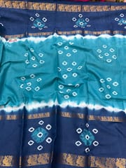 Sungudi Bandhani Saree