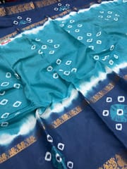Sungudi Bandhani Saree