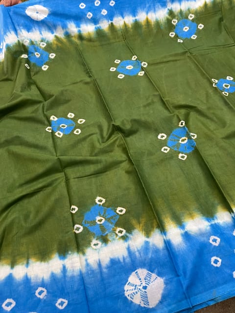 Sungudi Bandhani Saree