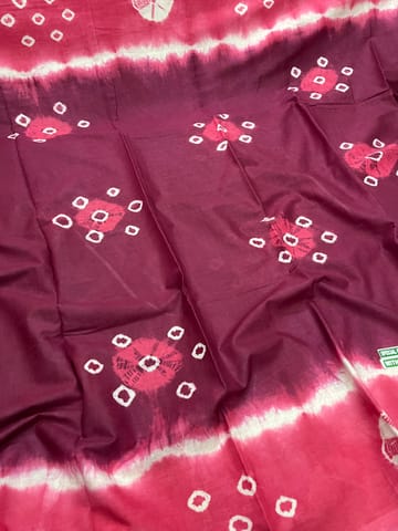 Sungudi Bandhani Saree