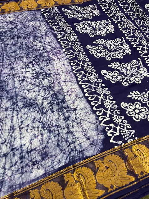 Sungudi Batik Saree