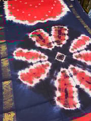 Sungudi Bandhani Saree