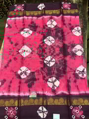 Sungudi Bandhani Saree