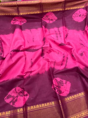 Sungudi Bandhani Saree