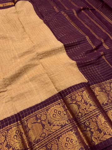 Sungudi Zari Checks Saree