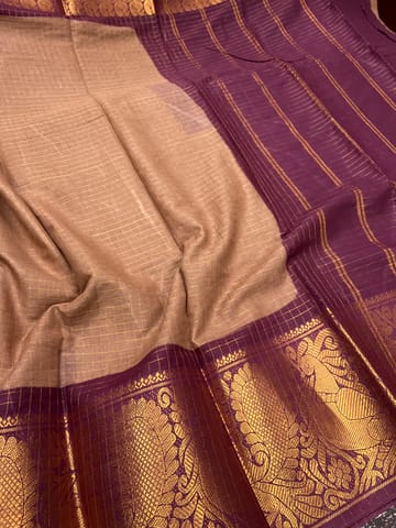 Sungudi Zari Checks Saree