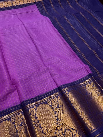Sungudi Zari Checks Saree