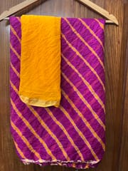 Kota Silk Lehariya Saree