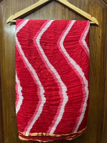 Kota Silk Lehariya Saree