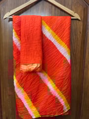 Kota Silk Lehariya Saree