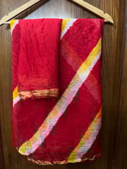 Kota Silk Lehariya Saree