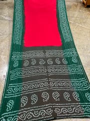Georgette Bandhani Saree