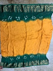Jacquard Silk Bandhani Saree
