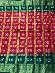 Gharchola Art Silk Bandhani Saree