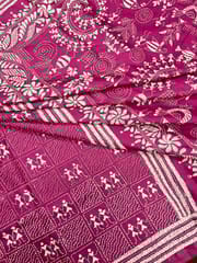 WARLI Kanthawork Saree
