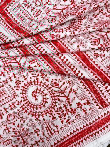 WARLI Kanthawork Saree