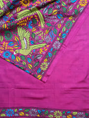 PARROT THEME Kanthawork Saree