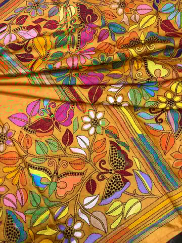 BUTTERFLY Kanthawork Saree