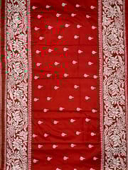 Lotus Theme Kanthawork Saree