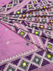 Lovely Kutchwork Saree