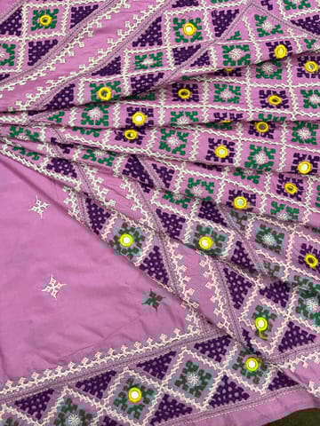 Lovely Kutchwork Saree