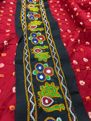 Peacock Kutchwork Border