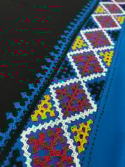 PKUBP3 Premium Dual Color Kutchwork Blouse Piece