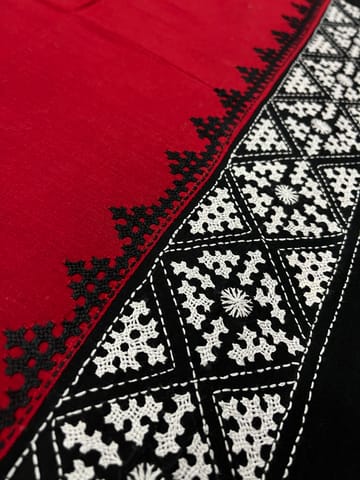 PKUBP4 Premium Dual Color Kutchwork Blouse Piece