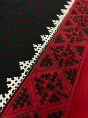 PKUBP5 Premium Dual Color Kutchwork Blouse Piece