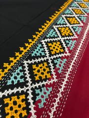 PKUBP30 Premium Dual Color Kutchwork Blouse Piece