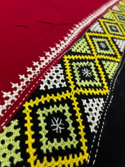 PKUBP42 Premium Dual Color Kutchwork Blouse Piece