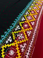 PKUBP48 Premium Dual Color Kutchwork Blouse Piece