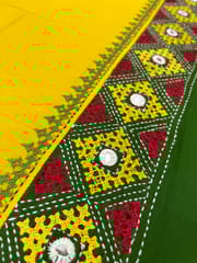 PKUBP57 Premium Dual Color Kutchwork Blouse Piece