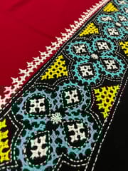 PKUBP68 Premium Dual Color Kutchwork Blouse Piece