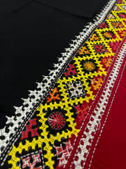 PKUBP70 Premium Dual Color Kutchwork Blouse Piece