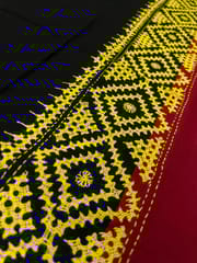 PKUBP90 Premium Dual Color Kutchwork Blouse Piece