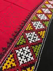 PKUBP109 Premium Dual Color Kutchwork Blouse Piece