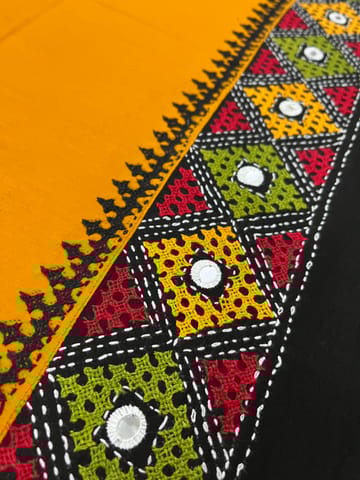 PKUBP110 Premium Dual Color Kutchwork Blouse Piece