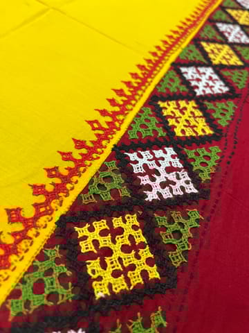 PKUBP113 Premium Dual Color Kutchwork Blouse Piece