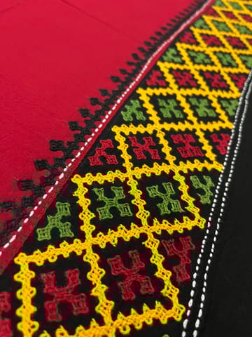 PKUBP116 Premium Dual Color Kutchwork Blouse Piece