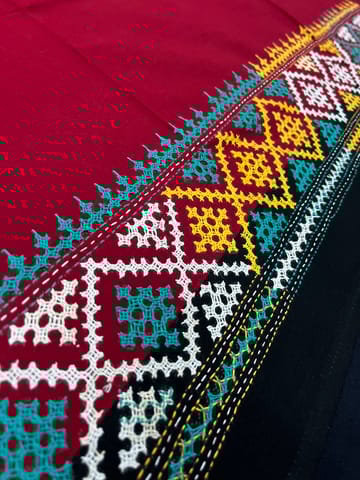 PKUBP120 Premium Dual Color Kutchwork Blouse Piece