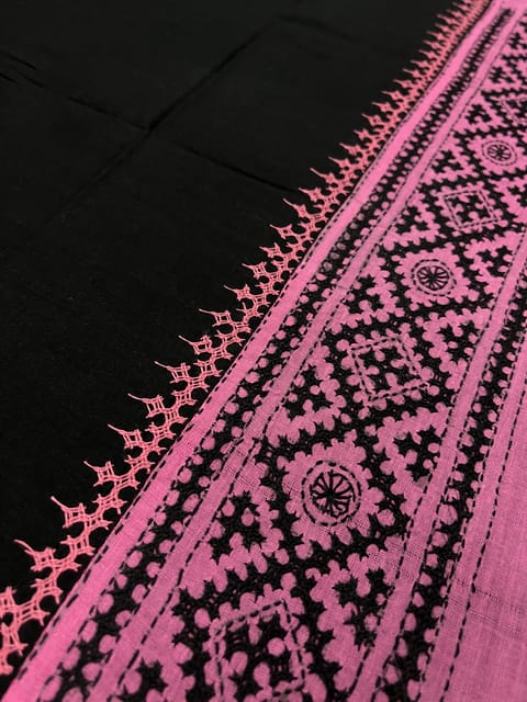 PKUBP125 Premium Dual Color Kutchwork Blouse Piece