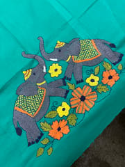 DKBP47 Designer Kanthawork Blouse Piece